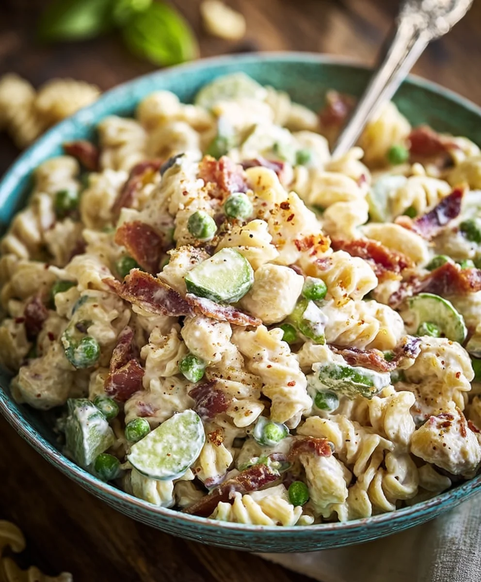 Creamy Pasta Salad Recipe- Easy & Delicious Meal Idea