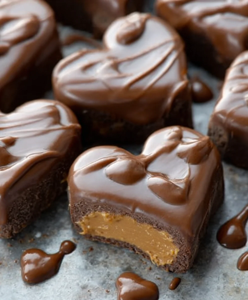 Chocolate Peanut Butter Vnon-alcoholic alentine Heart Non-Non-Alcoholic Alternative