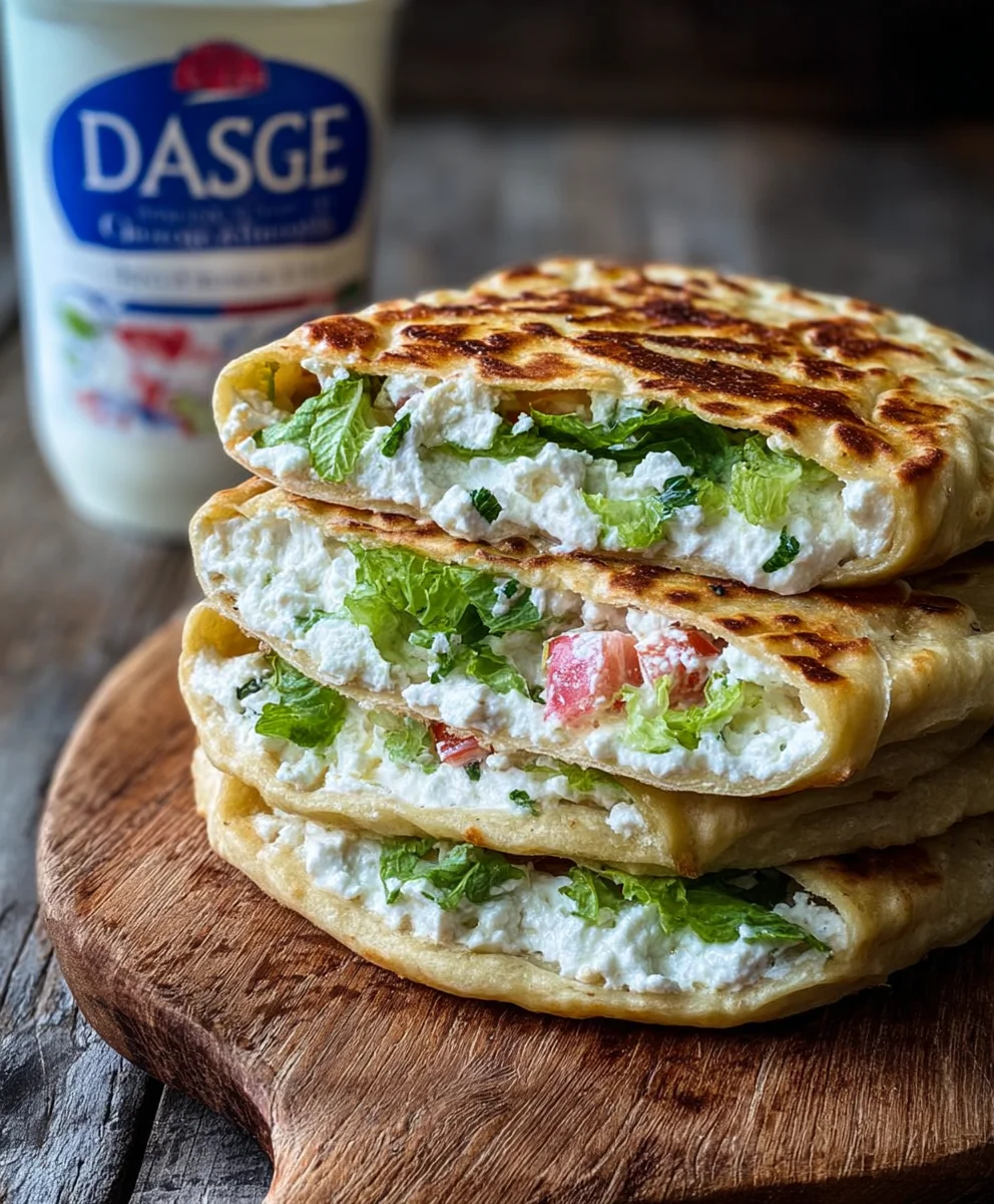 Easy Cottage Cheese Flatbread - Ingredients