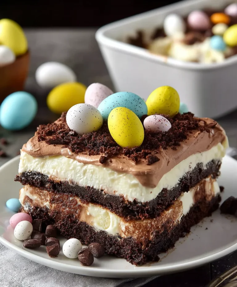 Decadent Easter Chocolate Lasagna Recipe-No-Bake Treat