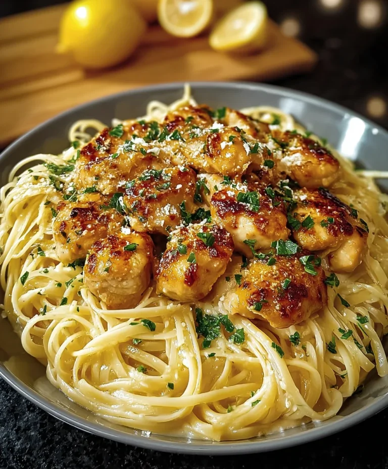 Lemon Beef Parmesan Linguine – Easy Dinner Recipe