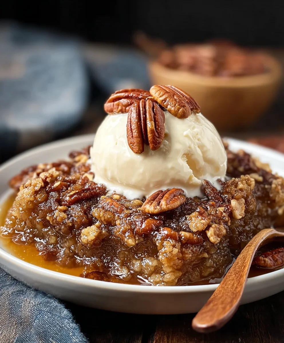 Easy Pecan Pie Cobbler - Decadent Dessert Recipe