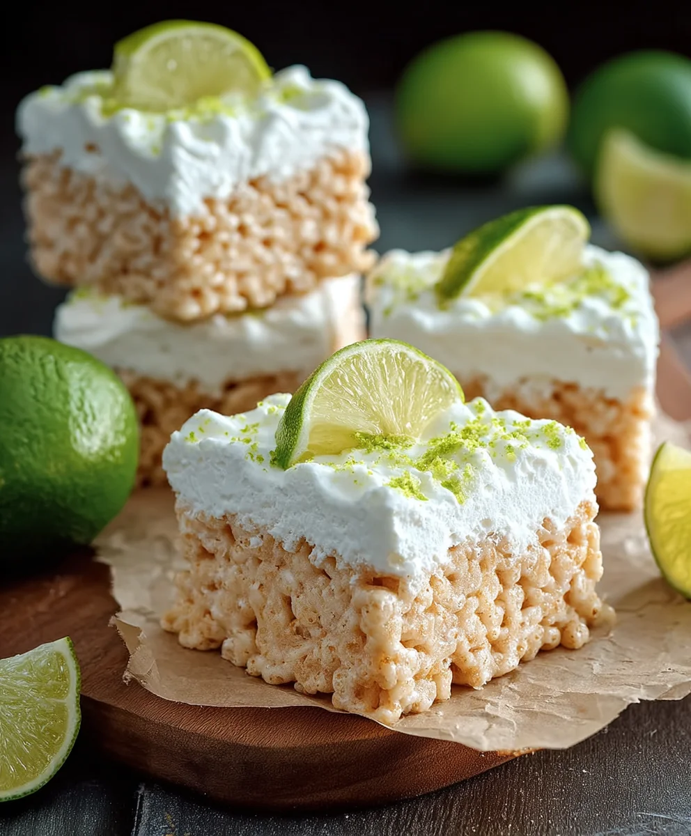Key Lime Pie Rice Treats-Sweet & Zesty Delight