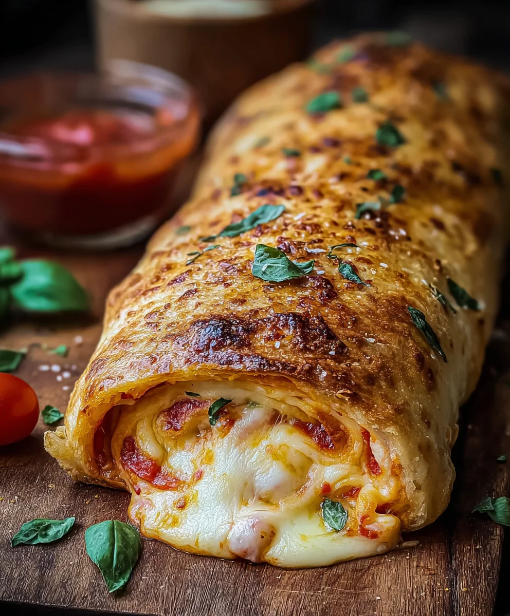 Classic Homemade Beef Stromboli - Easy Recipe