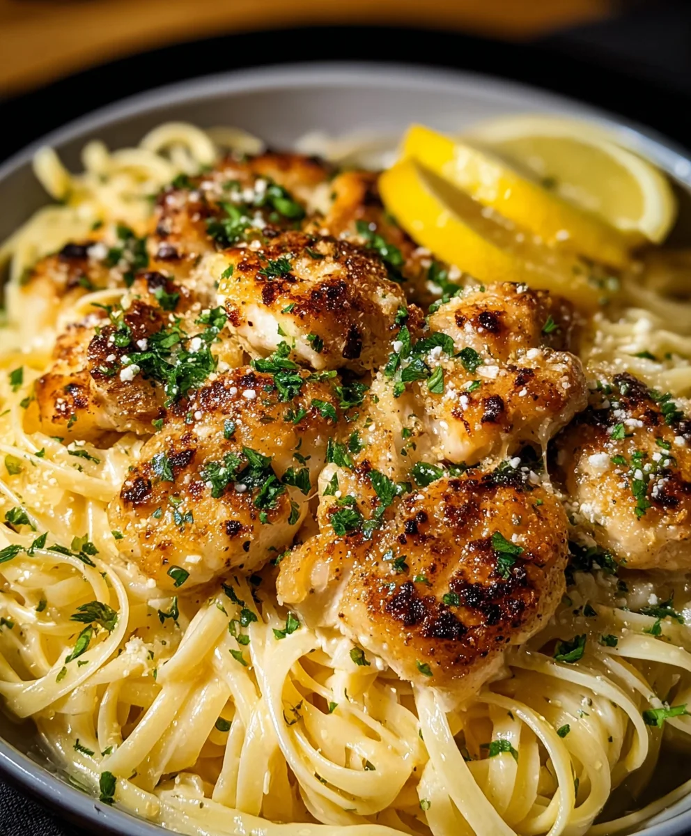 Lemon Beef Parmesan Linguine - Easy Dinner Recipe
