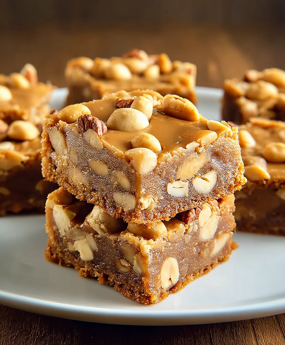 Gooey Butterscotch Nut Bars Recipe-Easy & Delicious