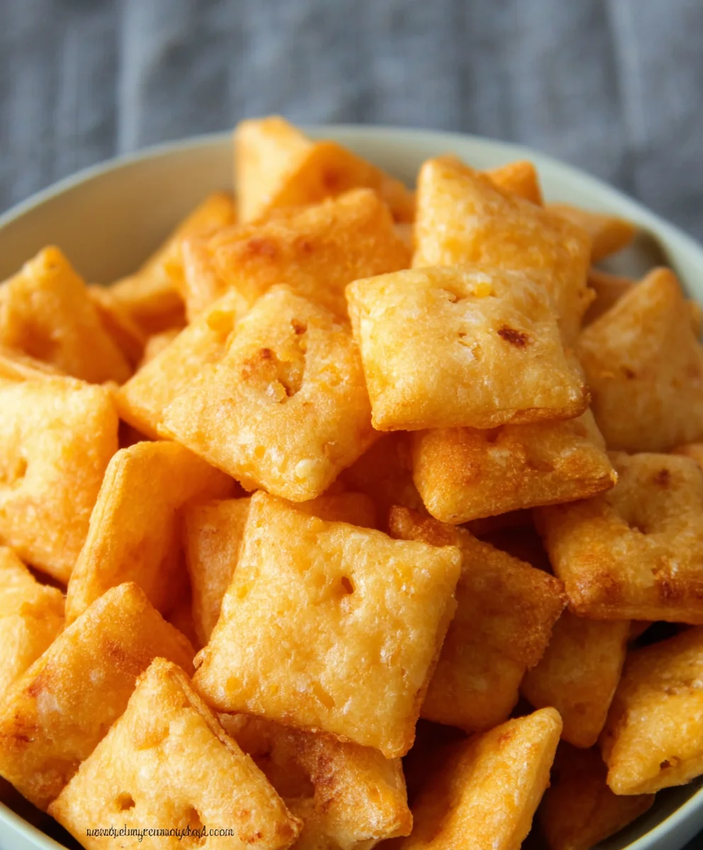 Gluten Free Cheez-Its- Crunchy Homemade Snack