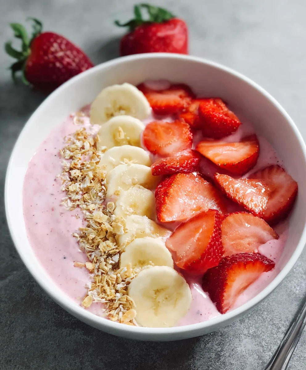 5-Minute Fruit Smoothie Bowl Greek Yogurt Recipe