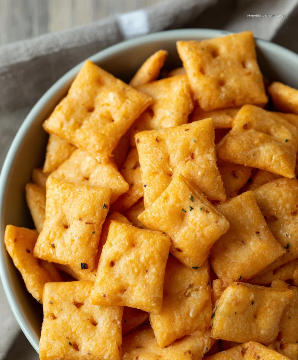 Gluten Free Cheez-Its- Crunchy Homemade Snack