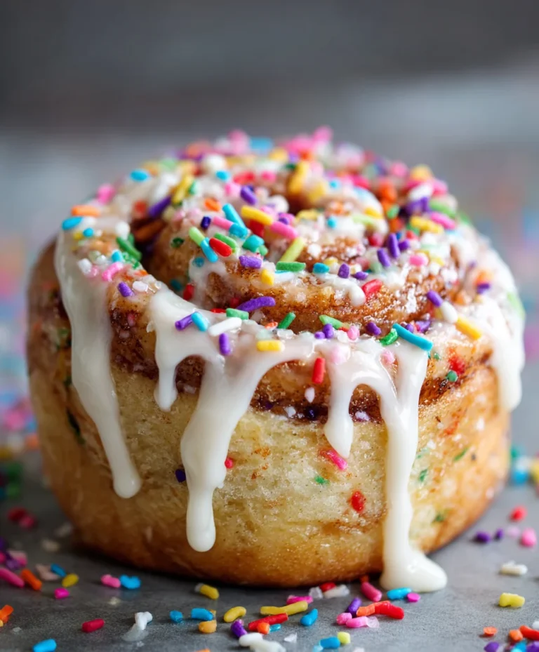 Funfetti Cinnamon Rolls – Easy & Delicious Dessert