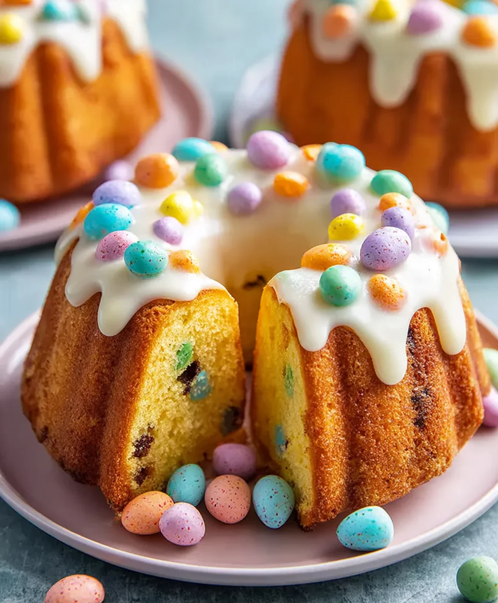 Surprise Inside Easter Bundt Cakes-Fun Easter Treat