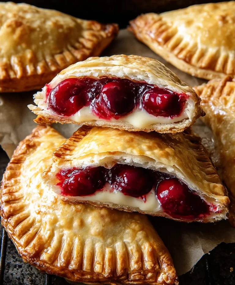 Cherry Cheesecake Hand Pies – Easy Dessert Recipe