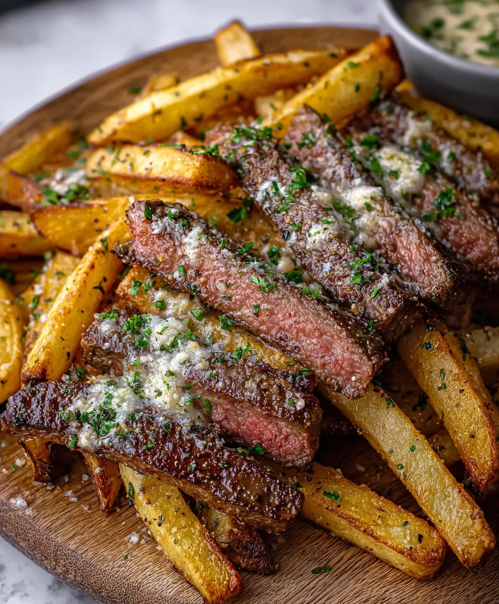 Garlic Parmesan Beef Fries-Easy Steak Recipe