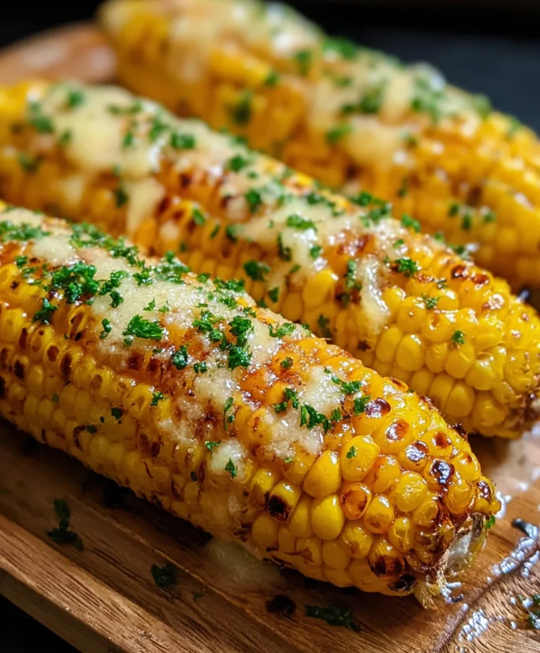 Cheesy Garlic Butter Corn on the Cob Recipe
