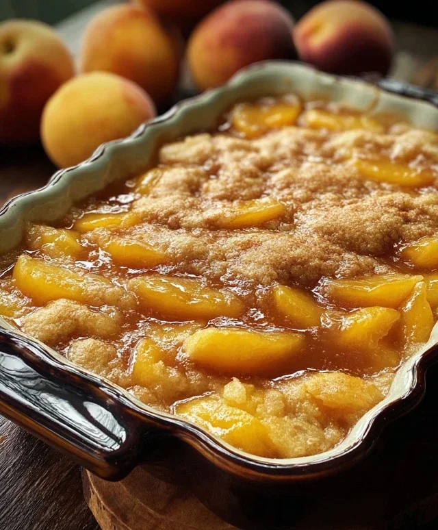 Southern Peach Cobbler