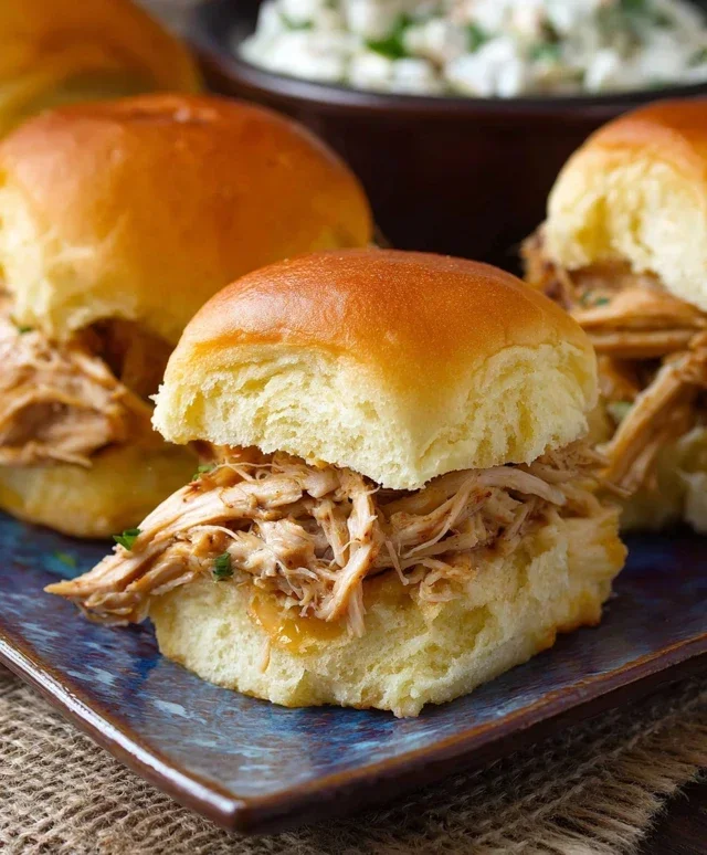 Crock Pot Mississippi Chicken Sliders