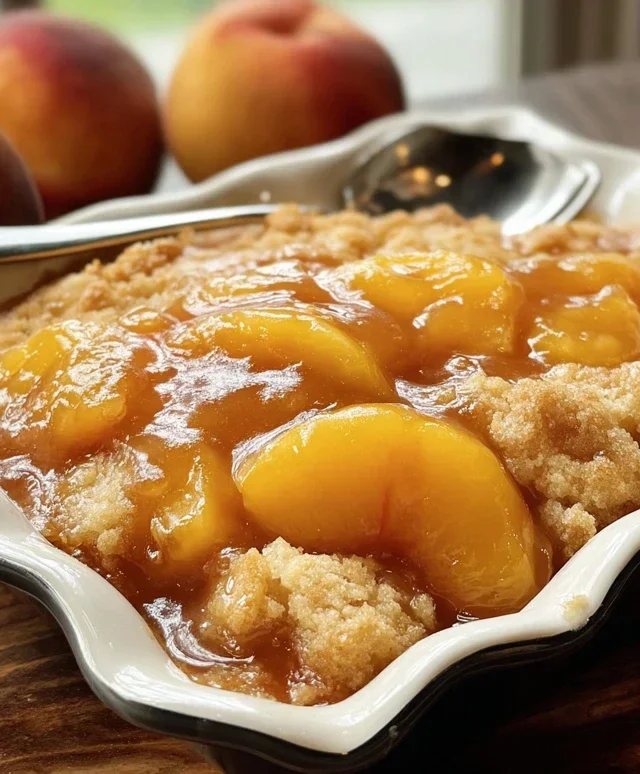 Southern Peach Cobbler