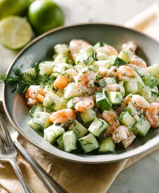 Cucumber Shrimp Salad