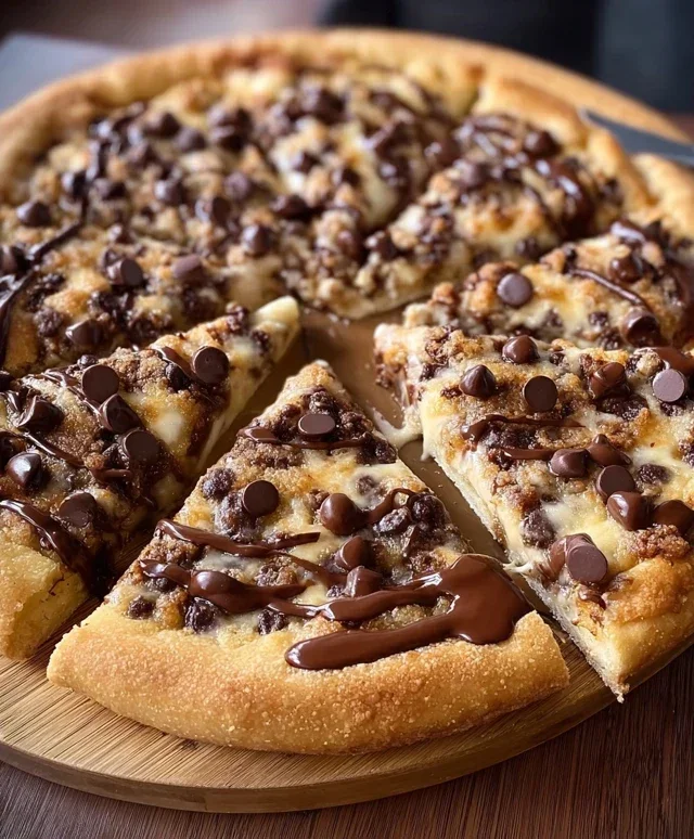 Chocolate Chip Dessert Pizza