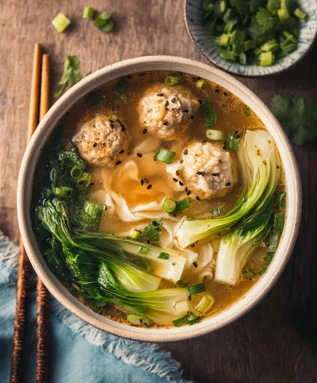 Naked Wonton Soup