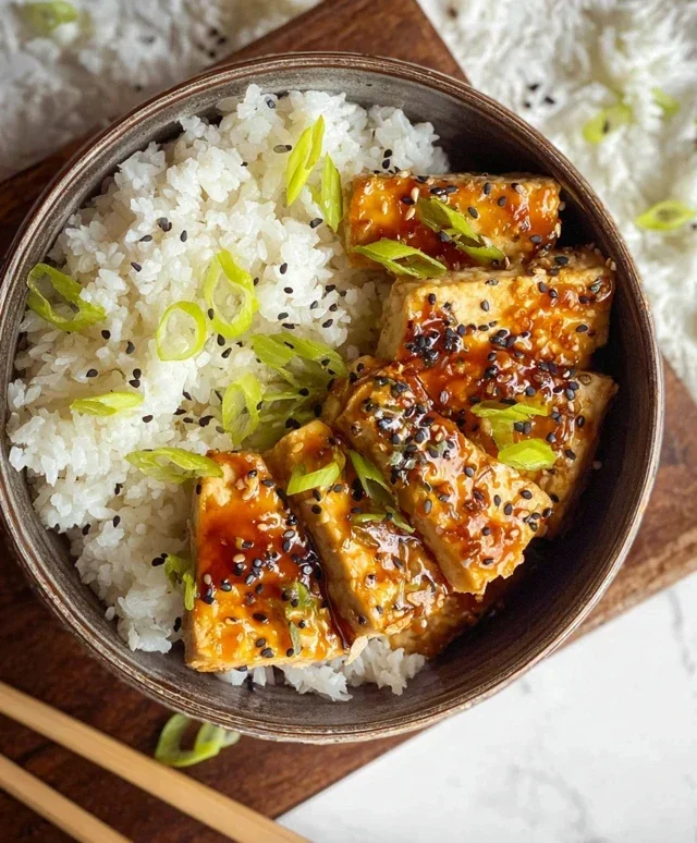 Honey Garlic Tofu