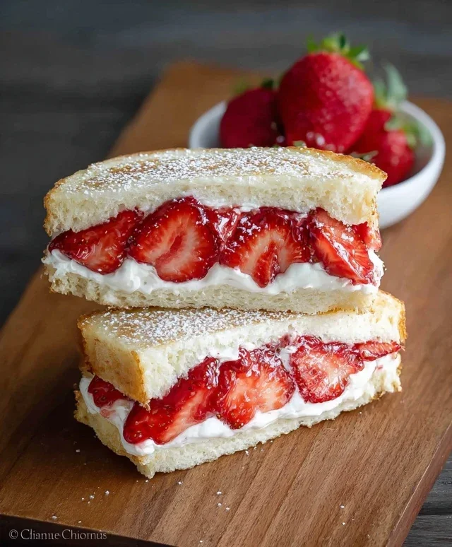 4-ingredient Strawberry Sando