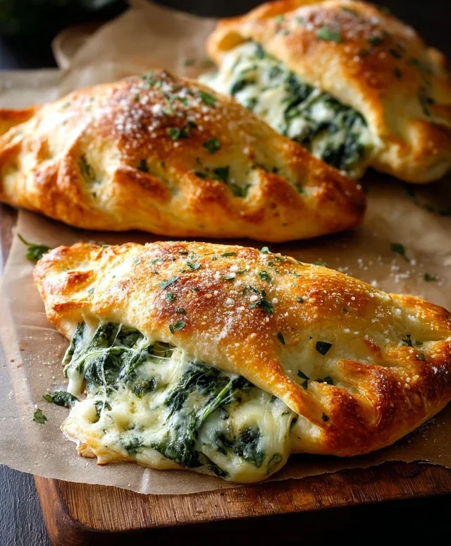 Ricotta Spinach Calzones