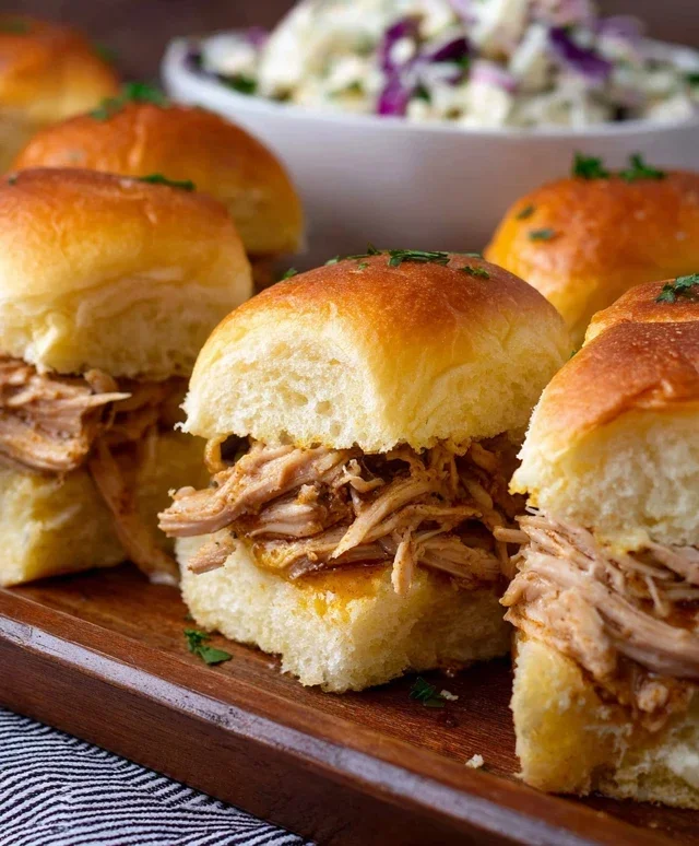 Crock Pot Mississippi Chicken Sliders