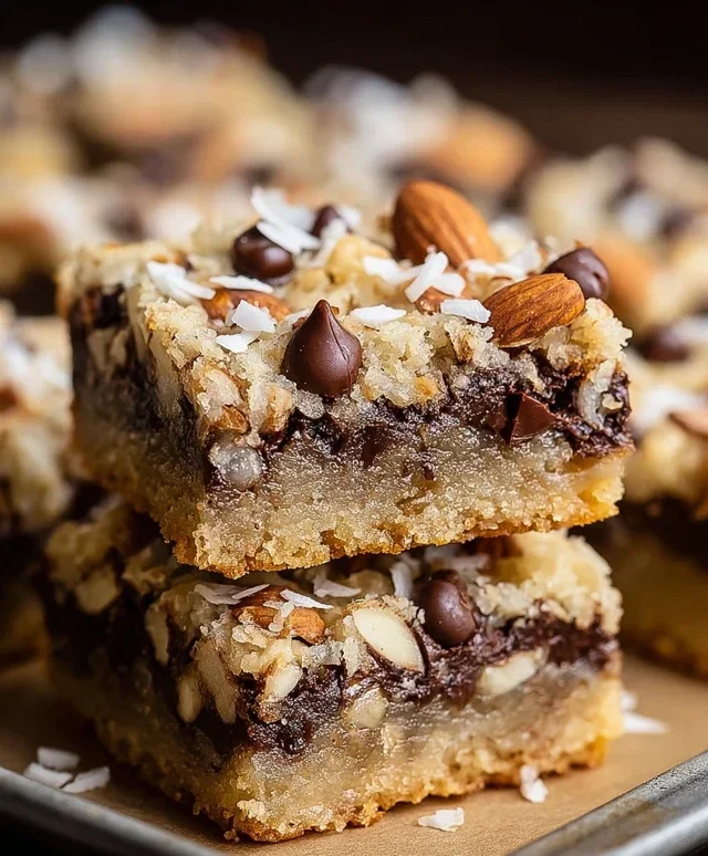 Almond Joy Cookie Bars