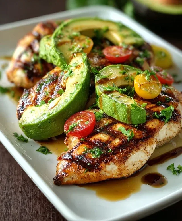 Grilled California Avocado Chicken Recipe