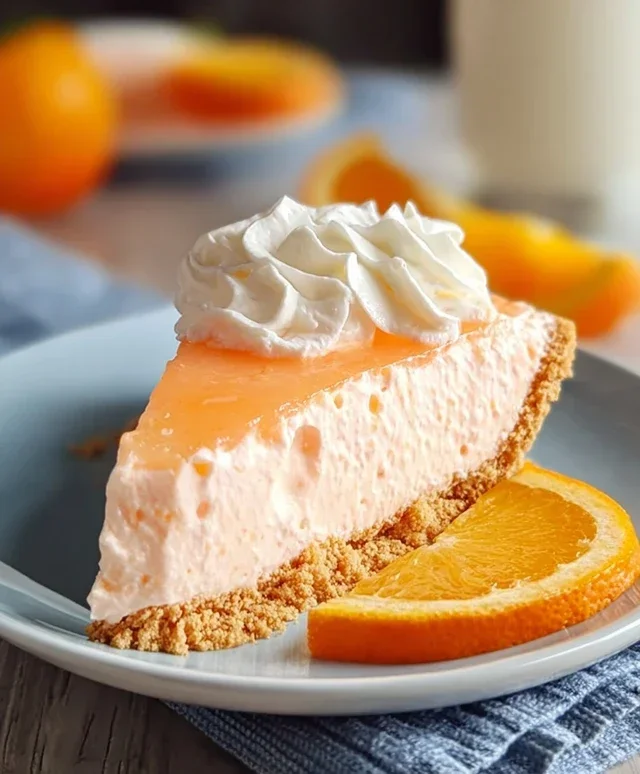 Jello Creamsicle Pie