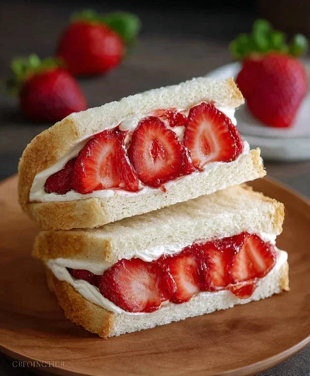 4-ingredient Strawberry Sando
