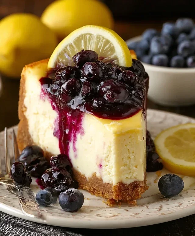 Lemon Blueberry Cheesecake
