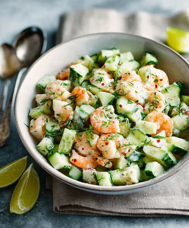 Cucumber Shrimp Salad