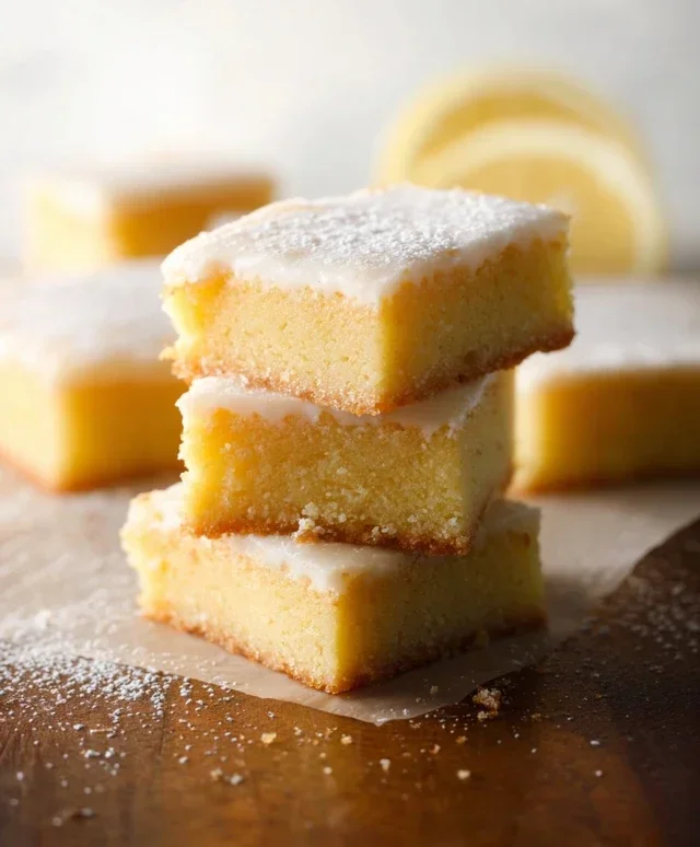 Easy Lemon Brownies Recipe