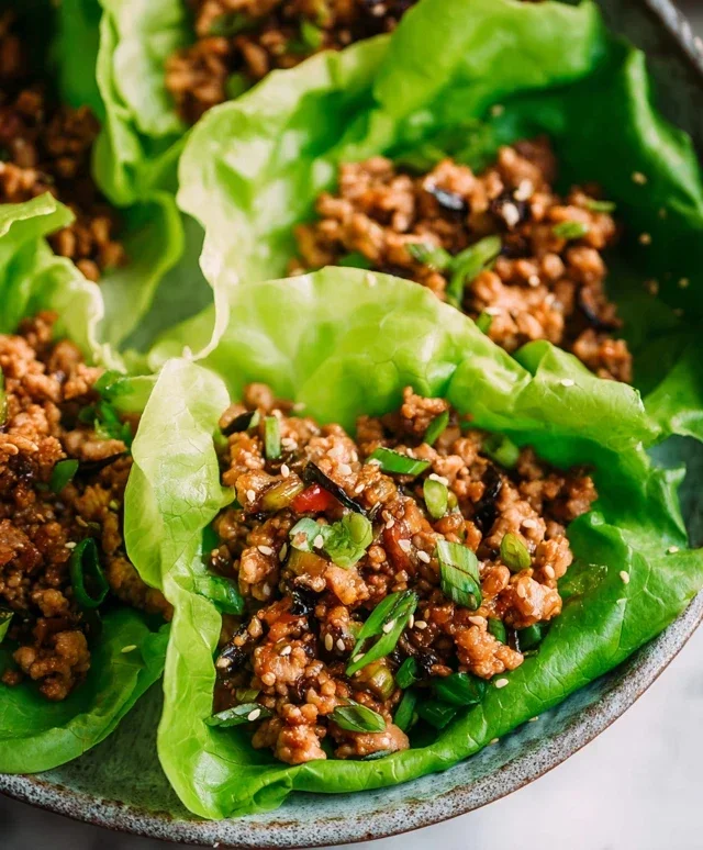 Crunchy PF Chang's Lettuce Wraps