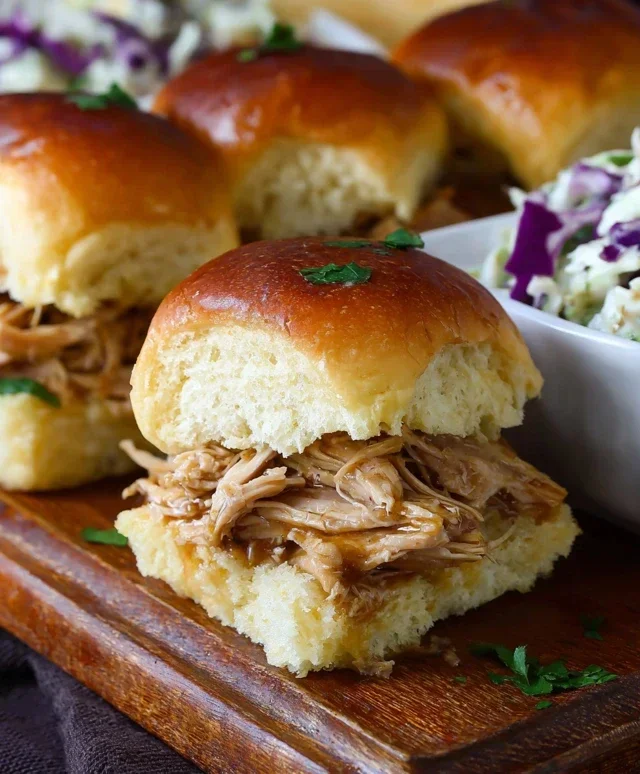 Crock Pot Mississippi Chicken Sliders