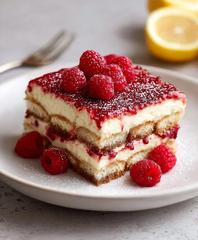 Raspberry Tiramisu