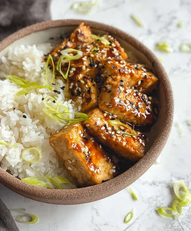 Honey Garlic Tofu