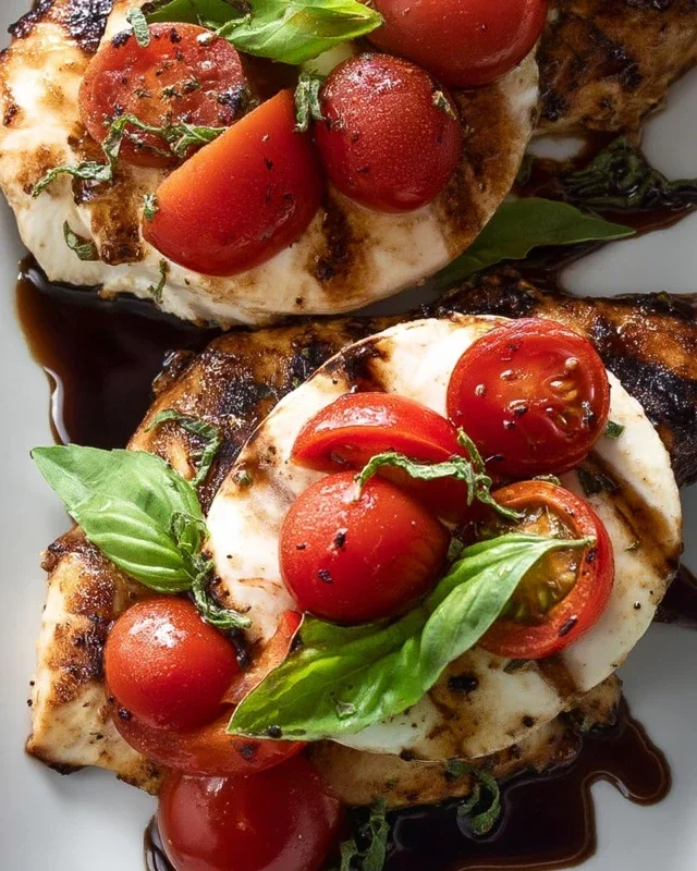 Grilled Chicken Caprese