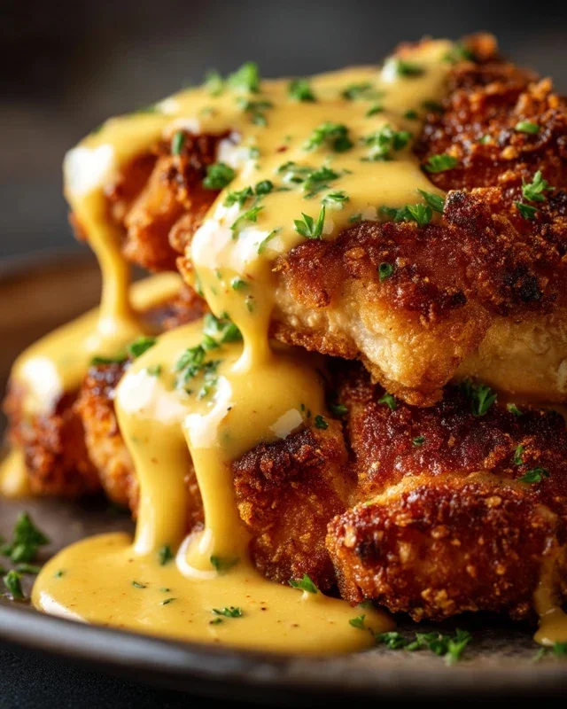 Pretzel Chicken with Mustard-Cheddar Sauce: An Amazing Ultimate Recipe