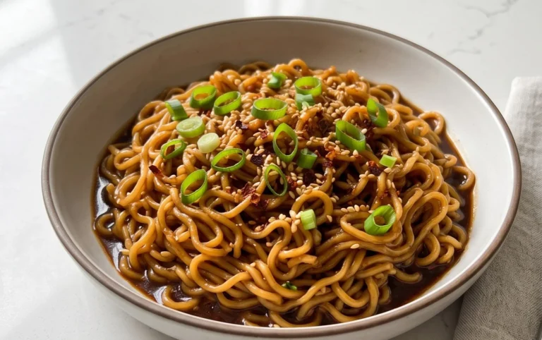 Easy Saucy Ramen Noodles