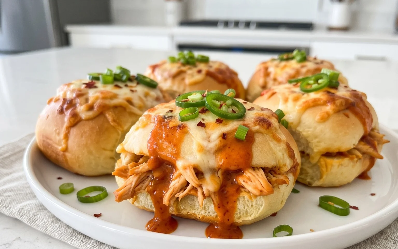 Cheesy Dynamite Chicken Buns