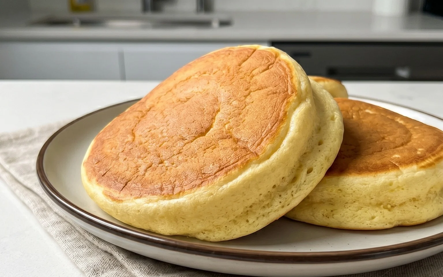 Fluffy Japanese Soufflé Pancakes