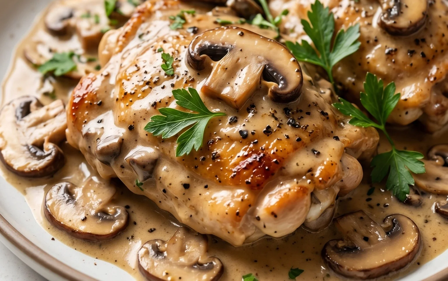 Creamy Mushroom Chicken Recipe