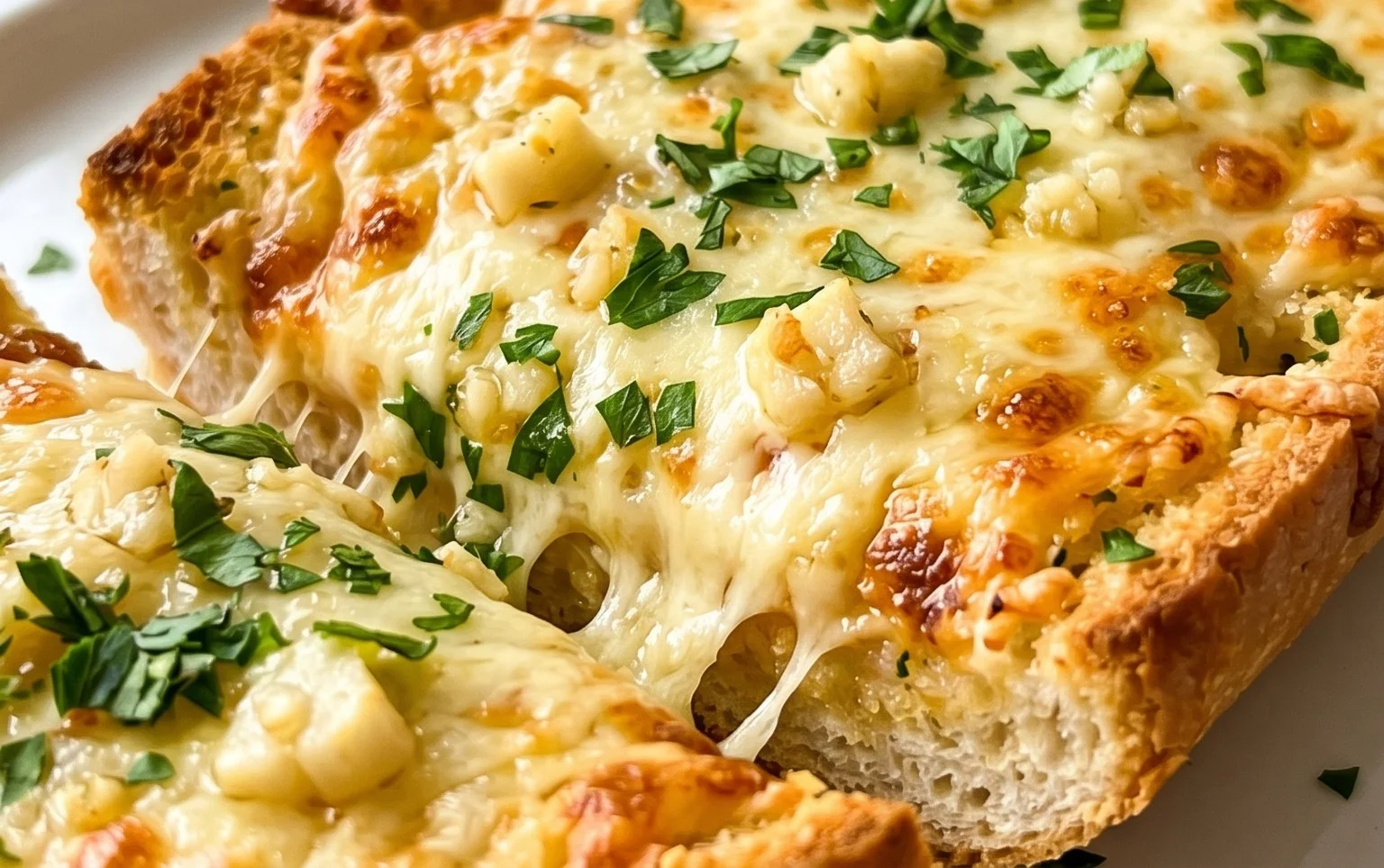 BEST CHEESY GARLIC BREAD RECIPE