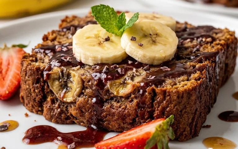 Healthy 5-Ingredient Flourless Banana Bread
