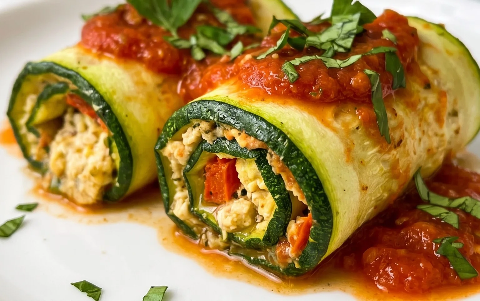 Vegan Zucchini Rollatini