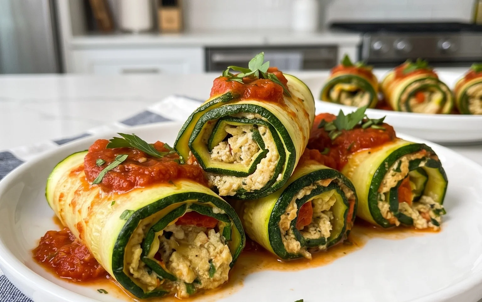 Vegan Zucchini Rollatini