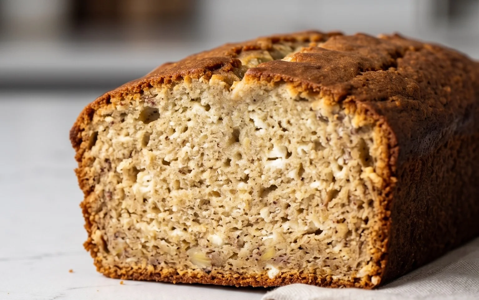 Cottage Cheese Banana Bread